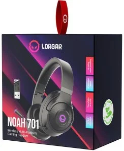 Фото: Гарнітура Lorgar Noah 701 Bluetooth Black (LRG-GHS701) № 5 | KTC