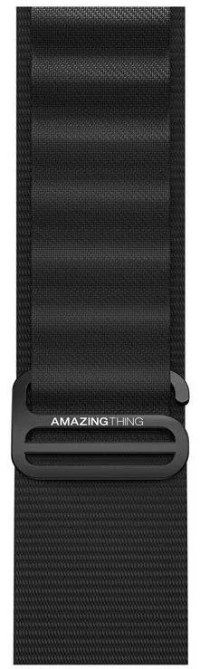 Фото: Ремінець AMAZINGthing for Apple Watch 41/40/38mm - Titan Sport Band Black (TSP41BK) № 3 | KTC