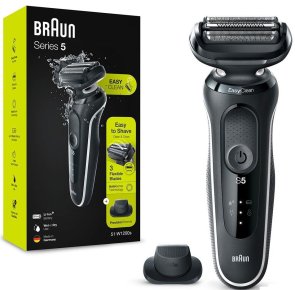 Електробритва Braun Series 5 51-W1200s Flex Wet and Dry Black/White (81770270)