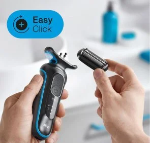 Фото: Електробритва Braun Series 5 51-B1000s Flex Wet/Dry Black/Blue (81770260) № 6 | KTC