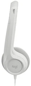 Фото: Гарнітура Logitech H390 USB Off White (981-001286) № 2 | KTC