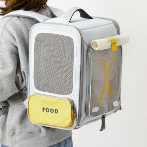 Рюкзак-переноска PETKIT Breezy Zone Yellow/Grey