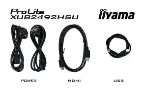 Фото: Монітор iiyama XUB2492HSU-B5 Black - 23.8" IPS / 1920×1080 / 75 Гц / AMD FreeSync / Pivot / HAS № 11 | KTC