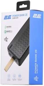 Батарея універсальна 2E Geometry 30000mAh 18W Black (2E-PB3010PD-BLACK)