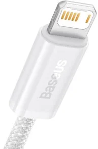 Фото: Кабель Baseus Dynamic Series Fast Charging Data Cable 2.4A AM / Lightning 2m White (CALD000502) № 3 | KTC