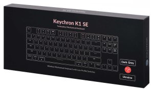 Клавіатура Keychron K1SE 87 Key Gateron Blue RGB UKR/ENG/RUS Wireless Black