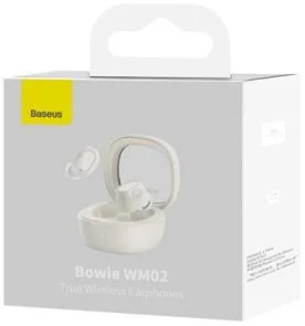 Фото: Навушники Baseus Bowie WM02 Creamy/White (NGTW180002) № 4 | KTC