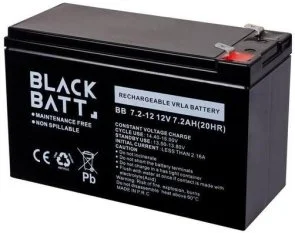 Фото: Батарея для ДБЖ Blackbatt AGM 2V/7.2Ah (12V/7,2Ah AGM) № 3 | KTC