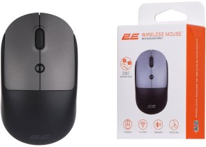 Миша 2E MF218 Silent WL BT Black/Gray (2E-MF218WBG)