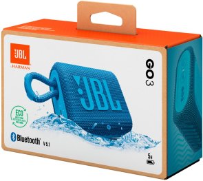  Портативна колонка JBL GO 3 Eco Blue (JBLGO3ECOBLU)