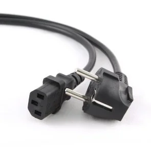 Фото: Кабель живлення Cablexpert CEE7/17 / C13 3m Black (PC-186-VDE-3M) № 2 | KTC