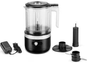 Фото: Кухонний комбайн KitchenAid Cordless food chopper 5KFCB519 Matte Black (5KFCB519EBM) № 3 | KTC