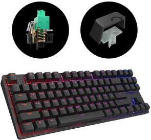 Клавіатура, комплект Dark Project One KD87A Mech. g3ms Sapphire ENG/UA/Ru Black (DPO-KD-87A-000300-GMT)