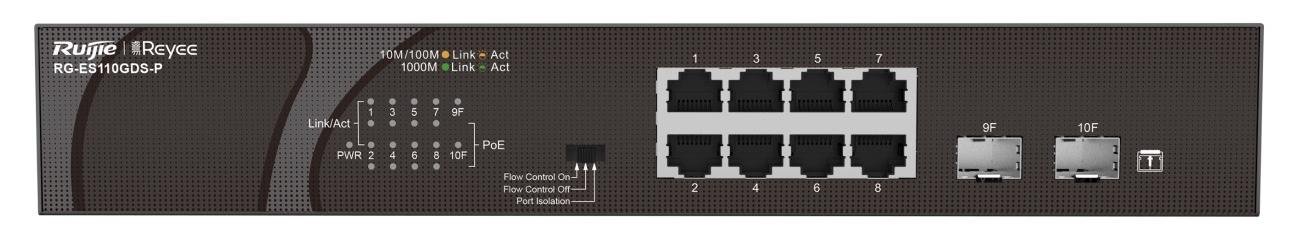 Комутатор Ruijie RG-ES110GDS-P