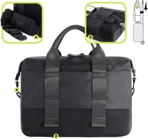 Фото: Сумка для ноутбука Tucano Modo MB Pro Black (BMDOB-BK) № 6 | KTC