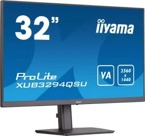Фото: Монітор iiyama XUB3294QSU-B1 Black - 31.5" VA / 2560×1440 / 75 Гц / Pivot / HAS № 3 | KTC