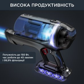 Ручний бездротовий пилосос Rowenta X-Force Flex 12.60 Auto Aqua (RH98C0WO)