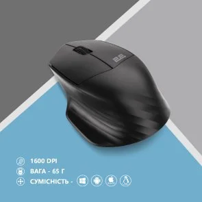 Фото: Миша 2E MF280 Silent Wireless Black (2E-MF280WBK) № 6 | KTC