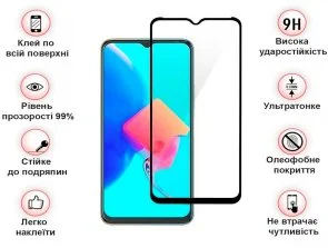 Фото: Захисне скло BeCover for Tecno Spark 8p KG7n - Black (708166) № 3 | KTC