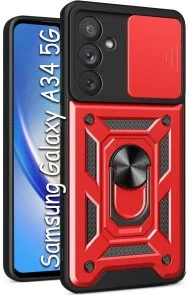 Фото: Чохол BeCover for Samsung A34 5G SM-A346 - Military Red (709140) № 2 | KTC
