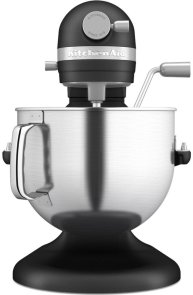 Планетарний міксер KitchenAid Mixer Bowl-Lift 6.6L - Artisan 5KSM70SHX Matte Black (5KSM70SHXEBM)