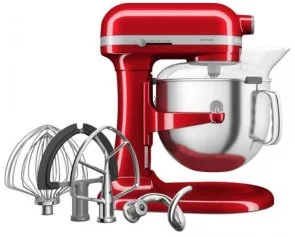 Фото: Планетарний міксер KitchenAid Mixer Bowl-Lift 6.6L - Artisan 5KSM70SHX Caramel Apple (5KSM70SHXECA) № 4 | KTC
