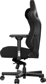 Крісло Anda Seat Seat Kaiser 3 XL Fabric Black (AD12YDC-XL-01-B-CF)