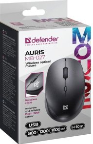 Миша Defender Auris MB-027 Black (52027)