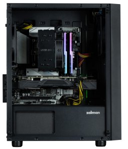 Корпус Zalman T3 Plus Black with window (T3PLUS)