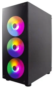 Фото: Корпус 1stPlayer Fire Dancing V3-B Black with window (V3-B-4F1) № 2 | KTC