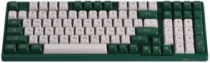 Клавіатура Akko 3098S London 98Key CS Jelly Pink Hot-Swap RGB ENG/UKR White/Green (6925758616850)