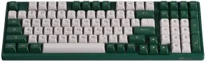 Фото: Клавіатура Akko 3098S London 98Key CS Silver Hot-Swap RGB ENG/UKR White/Green (6925758616836) № 3 | KTC