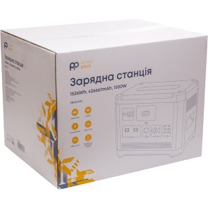 Зарядна станція PowerPlant P1500W 1500W 1536Wh 426667mAh