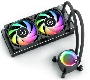Фото: Система рідинного охолодження EKWB EK-Nucleus AIO CR240 Lux D-RGB Black (3831109851678) № 2 | KTC