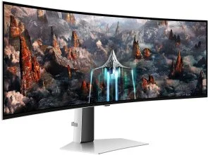 Фото: Монітор Samsung Odyssey OLED G9 G93SC (LS49CG930SIXCI) - 49" OLED / 5120x1440 / 240 Гц / AMD FreeSync Premium Pro / HAS № 3 | KTC