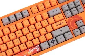 Фото: Клавіатура Akko 3108 Naruto 108Key CS Pink V2 ENG/UKR Orange (6925758683456) № 5 | KTC