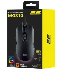 Фото: Миша 2E GAMING MG310 LED USB Black (2E-MG310UB) № 8 | KTC