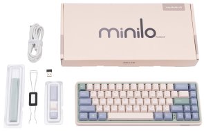 Клавіатура Varmilo Minilo VXT67 Eucalyptus 67Key Gateron G Pro 2.0 Brown RGB Pink (A42A046E3A5A01A039)