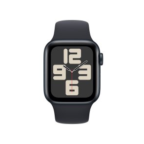 Смарт годинник Apple Watch SE 2gn GPS 40mm Midnight Aluminium Case with Midnight Sport Band - S/M (MR9X3)