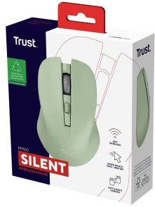 Миша Trust Mydo Silent Wireless Green (25042_TRUST)