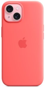 Чохол Apple for iPhone 15 - Silicone Case with MagSafe Guava (MT0V3)