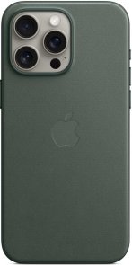 Apple for iPhone 15 Pro Max - FineWoven Case with MagSafe Evergreen