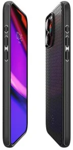 Фото: Чохол Spigen for Apple iPhone 15 Pro Max - Mag Armor MagFit Matte Black (ACS06597) № 4 | KTC