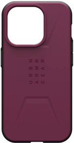 Чохол UAG for Apple iPhone 15 Pro - Civilian Magsafe Bordeaux (114275119049)