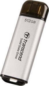 Зовнішній SSD-накопичувач Transcend ESD300 512GB Silver (TS512GESD300S)