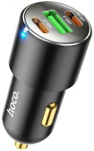 Фото: Автомобільний зарядний пристрій Hoco NZ6 45W Black (6931474765185) № 2 | KTC