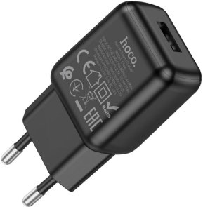 Зарядний пристрій Hoco C96A 2.1A Black (6931474765963)