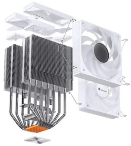 Фото: Кулер для процесора Jonsbo CR-3000 ARGB White № 12 | KTC