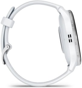 Смарт годинник Garmin Venu 3 - Silver Stainless Steel Bezel with Whitestone Case and Silicone Band (010-02784-00)