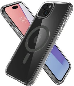 Чохол Spigen for Apple iPhone 15 Plus - Ultra Hybrid MagFit Graphite (ACS06662)